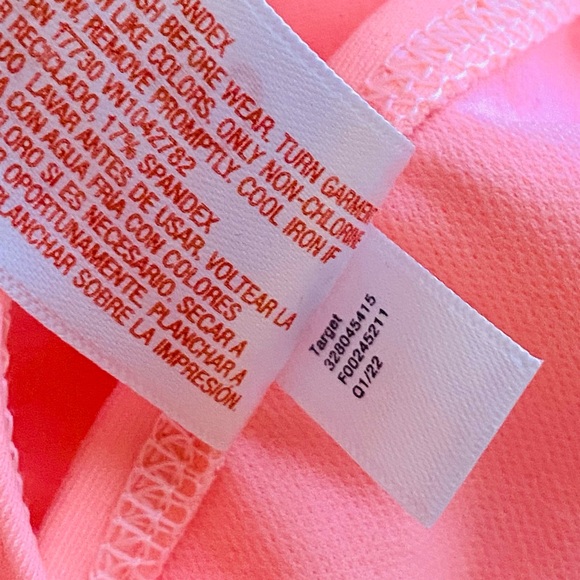 NWOT Cat & Jack Tropical Bird Print Ruffle Sleeve One Piece Pink Swimsuit - Picture 11 of 12